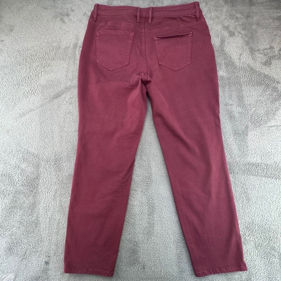 Tommy Bahama Boracay Beach High Rise Ankle Meritage Wine Pants Womens 14 - Picture 3 of 12